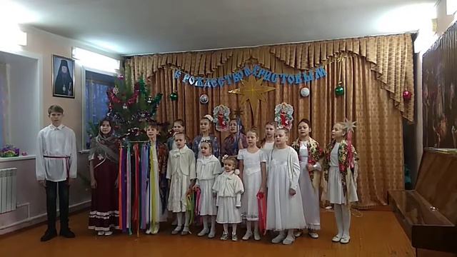 Рождественское поздравление от учеников воскресной школы смотреть онлайн