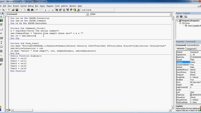 DELETE THE DATA FROM THE DATABASE BY USING MYSQL IN VISUAL BASIC PROGIRAMMING смотреть онлайн