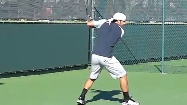 Fernando Gonzales Forehand And Backhand In Slow Motion (300 Fps)