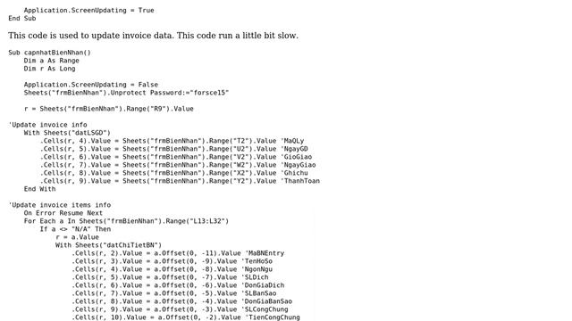 Very slow execution of Excel 2016 VBA codes смотреть онлайн