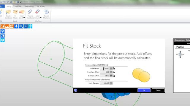 3. Учебные материалы Edgecam. Создание заготовки для токарной обработки смотреть онлайн