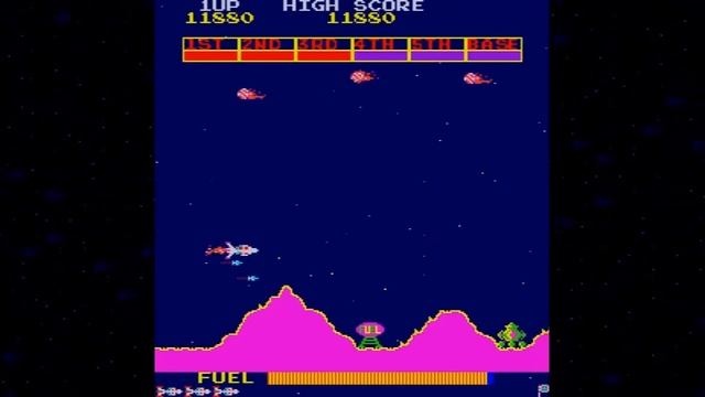 Scramble 1981 Konami Mame Retro Arcade Games смотреть онлайн