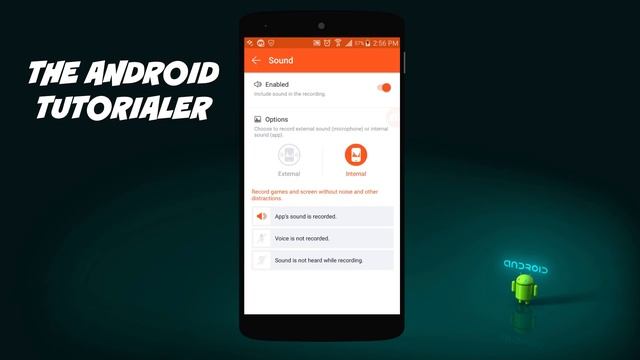 How To Record Android Screen With Internal System Audio 2017 (NO ROOT) смотреть онлайн