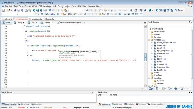 LOG - PHP login _ register _inregistrare_ #3 [RO] смотреть онлайн