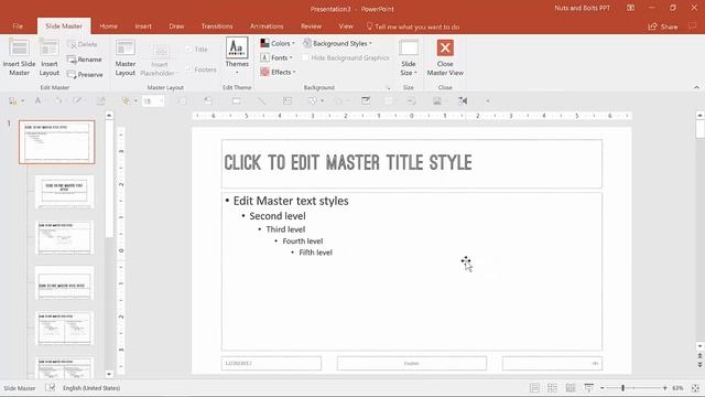 How to create a PowerPoint template: Make your own slide background (1 of 3) смотреть онлайн