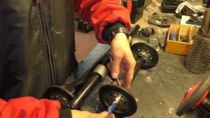 Смазка и замена подшипников на мотобуксировщике