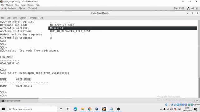 How To Enable and Disable Archivelog Mode In Oracle || IN HINDI смотреть онлайн