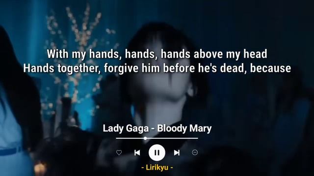 Lady Gaga — Bloody Mary (Lyrics — Wednesday Dance) смотреть онлайн