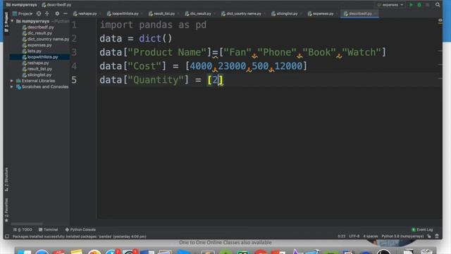 Python Program#4 -To create a Dataframe for Ecommerce data and perform mean,median,mode,quartiles смотреть онлайн