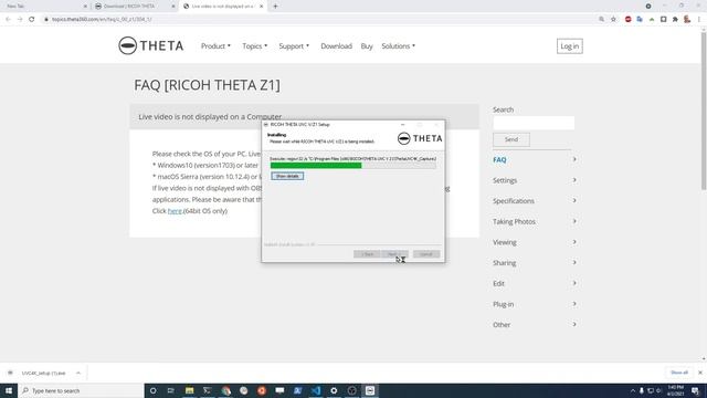 360 Video Live Streaming Driver and OBS Setup for RICOH THETA смотреть онлайн