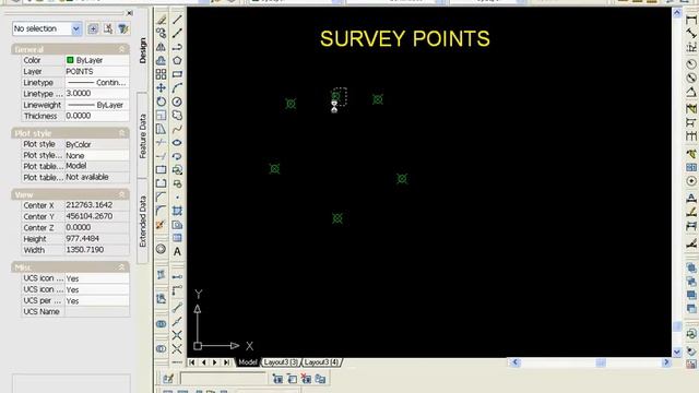 Autocad Survey Points смотреть онлайн