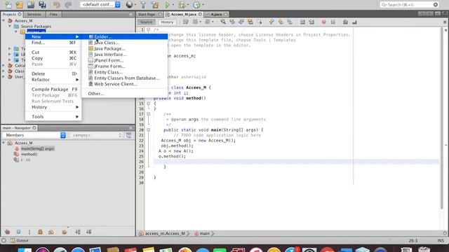 Access Modifier in Java Netbeans (Urdu/Hindi) смотреть онлайн