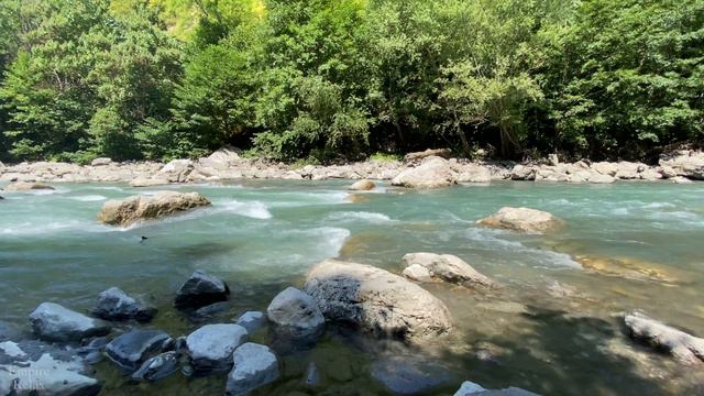 3 minutes, the noise of a mountain river without music and birds. смотреть онлайн