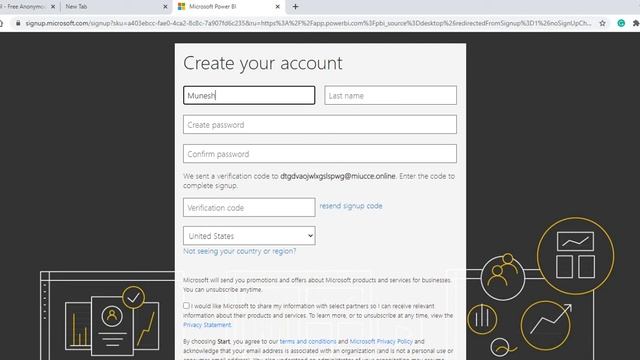 Part 29 - How to create Account in Power BI | Power BI Tutorial for Beginners смотреть онлайн