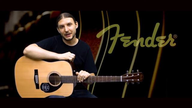Fender CD-60S akusztikus gitár смотреть онлайн