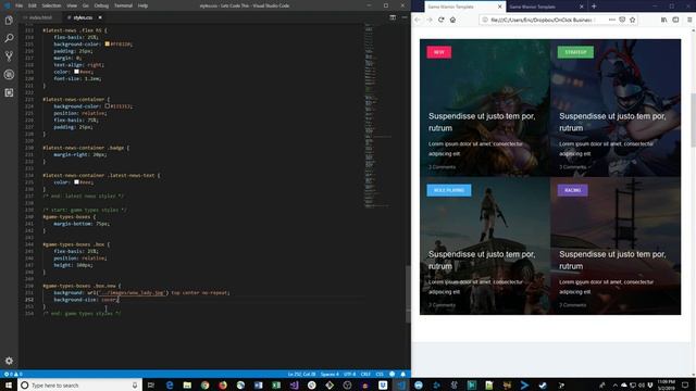 How to Build a Gaming Website. HTML5, CSS3, JavaScript Tutorial смотреть онлайн