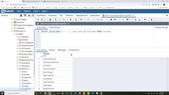 Funciones y Operaciones con Strings - Curso de PostgreSQL de Cero a Experto смотреть онлайн