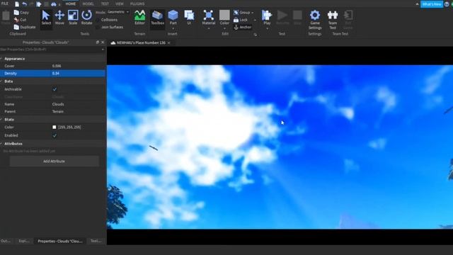 REALISTIC VOLUMETRIC CLOUDS | ROBLOX TUTORIAL смотреть онлайн