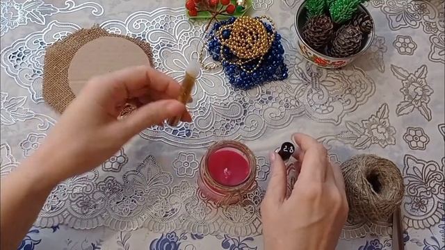 НОВОГОДНЯЯ АРОМАТНАЯ СВЕЧА. смотреть онлайн