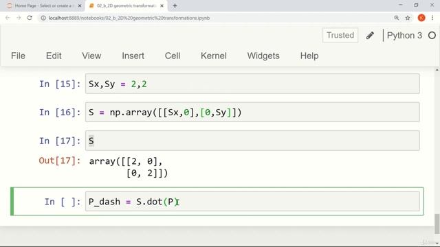 042 Scaling as a Matrix Multiplication Example Python смотреть онлайн