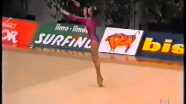 【新体操】ラリサ・ルキヤネンコ 1993年ヨーロッパ選手権 クラブ смотреть онлайн