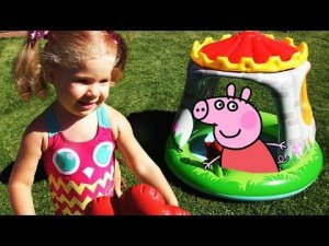✿ СВИНКА ПЕППА Королевский Замок Пеппы Игры Детей Peppa Pig Castle Play Super toy Пеппа на Русском