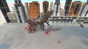 ARBS King Kong Evolution King Kong Destroys ARBS Dinosaurs - Animal Revolt Battle Simulator