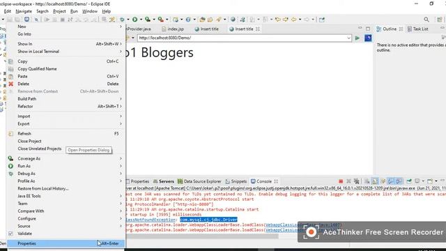 ClassNotFoundException com.mysql.cj.jdbc.Driver in eclipse смотреть онлайн