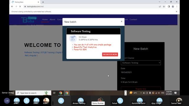 Selenium Class 8 Part 2, Check @Test annotation priority, (Live Project Training) - 5/6/2023 смотреть онлайн