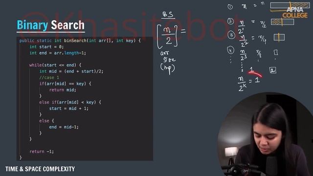 Time & Space Complexity lecture 17 Data structure and algorithm | time and space complexity in java смотреть онлайн
