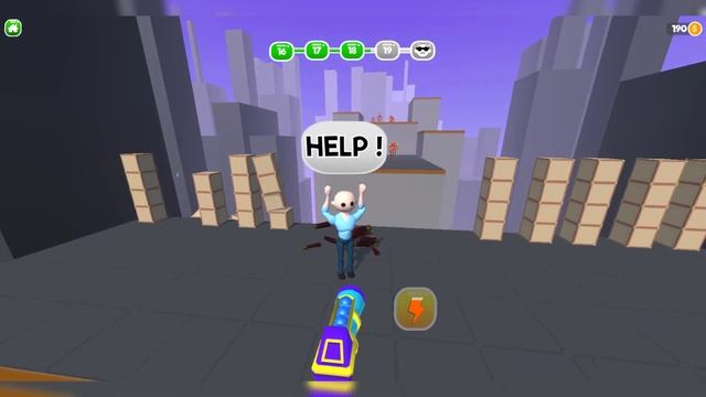 Knock'em All - Gameplay Walkthrough (iOS Android) Levels 11-25 смотреть онлайн