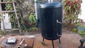 Коптильня из бойлера 2 часть