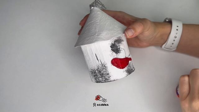 ОЧЕНЬ ПРОСТО и БЮДЖЕТНО!!! Новогодняя поделка из картона своими руками. DIY CHRISTMAS DECOR. смотреть онлайн