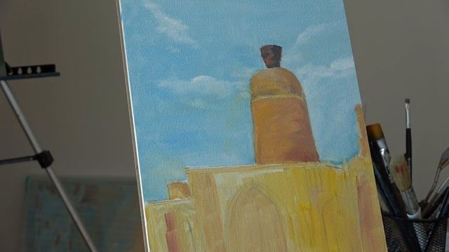 Старая мечеть в Навои. Логинова Ольга. Qasimsheikh Mosque Navoi. Loginova Olga смотреть онлайн