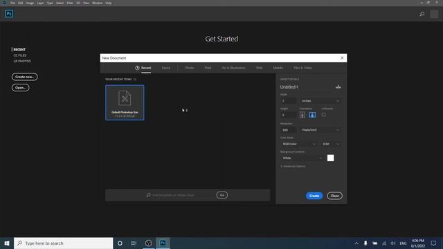 How to QUICKLY CREATE PROJECT in Photoshop смотреть онлайн