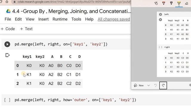 9. Pandas Operations | GroupBy with Pandas | Merge with Pandas | Joins with Pandas | Concatenation смотреть онлайн
