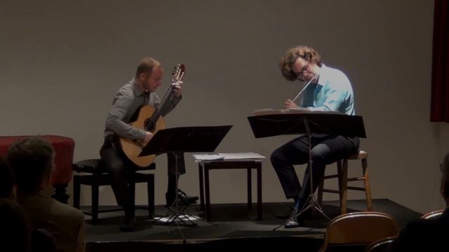 Mario Ferraro - Quintal for flute and guitar смотреть онлайн