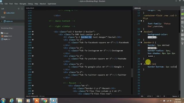 Bootstrap Website Design from Scratch Part-3 смотреть онлайн