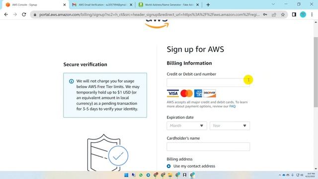 How to Create a Free AWS Account 2022 | AWS Free Tier смотреть онлайн
