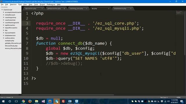 How to use ezSQL смотреть онлайн