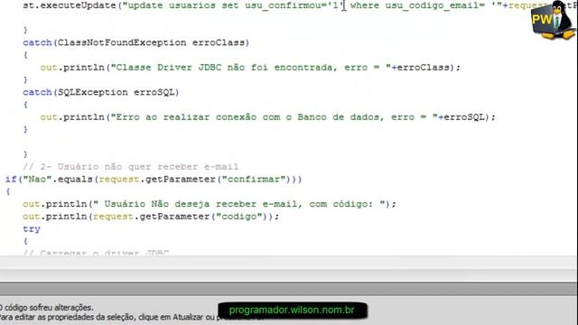 Dreamweaver - Gravando bloqueio de e mail - Java ee - 114 смотреть онлайн