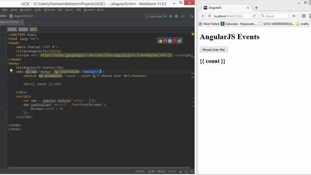 7 AngularJS Events смотреть онлайн