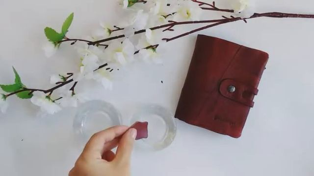 Кошелек из натуральной кожи от #DICIHAYA. Проверка на натуральность. смотреть онлайн