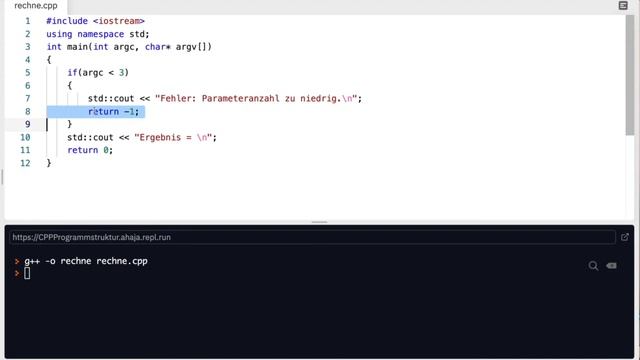 Parameter mit argc und argv übergeben | Programmieren mit C++ смотреть онлайн
