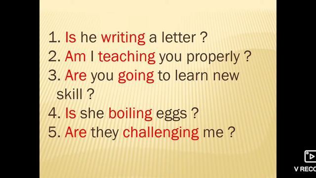 Present Continuous Tense - Yes/No Type Questions ( Tenses ) English Grammar смотреть онлайн