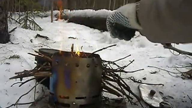 Печка-щепочница "МИР-77" ОБЗОР. ТЕСТ .ЛЕС. смотреть онлайн