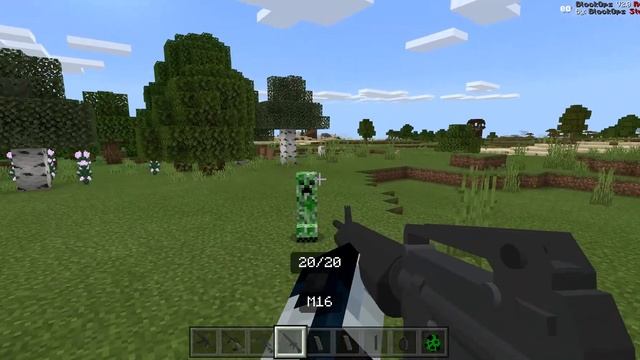 (MCBE 1.17) ЕЩЕ ОДИН НОВЫЙ МОД НА 3Д ОРУЖИЕ ДЛЯ МАЙНКРАФТ БЕДРОК МОДЫ И АДДОНЫ СКАЧАТЬ BLOCK OPS смотреть онлайн