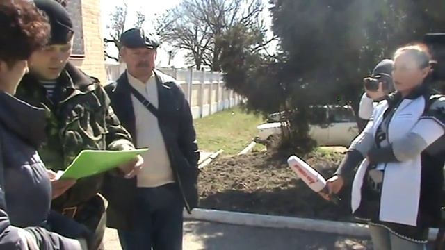 13 марта 2014, Крым Керчь Воинская часть Стройгородок смотреть онлайн