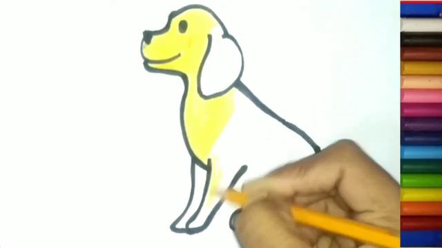 How to draw a dog 🐕 Bolalar uchun it rasmini chizish смотреть онлайн