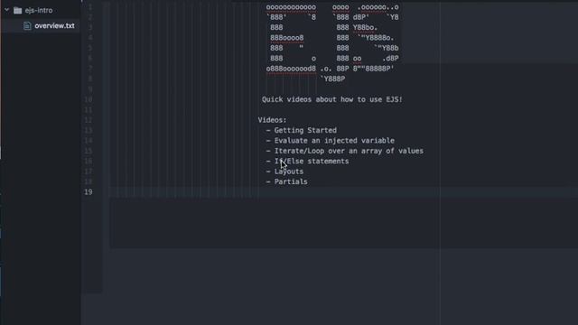 Intro to EJS - Overview - 1 смотреть онлайн